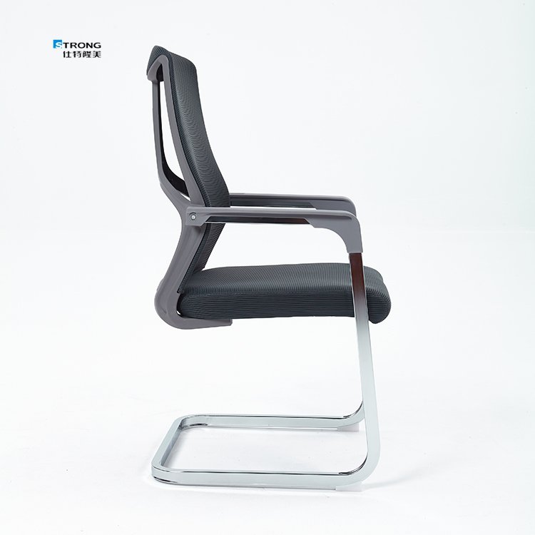 Wholesale Mid Back Meeting Visitor Fixed Bow Leg Ergonomic Mesh Office Chair
