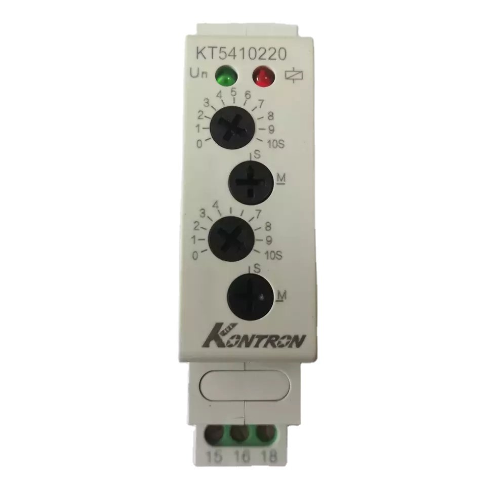 Kontron KT5410 Miniature Auto Voltage Regulator 220Vac Time Relay with High Power Contact Load Sealed Voltage Protection Feature