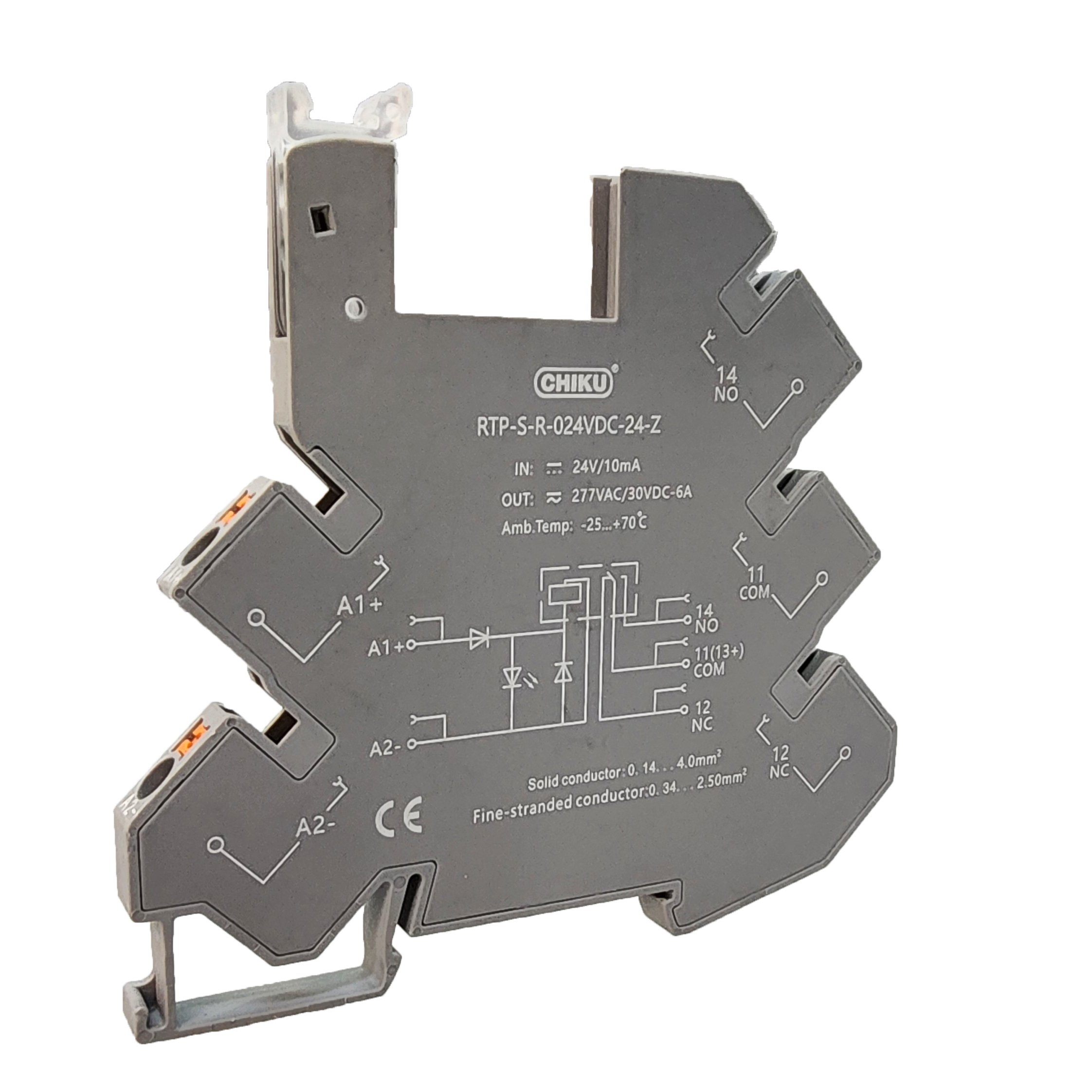 CHIKU High Quality 12V 24V 40A Miniature Automotive Relay Cubic/PPA6 With Metal Bracket & Transparent Type General Purpose Use