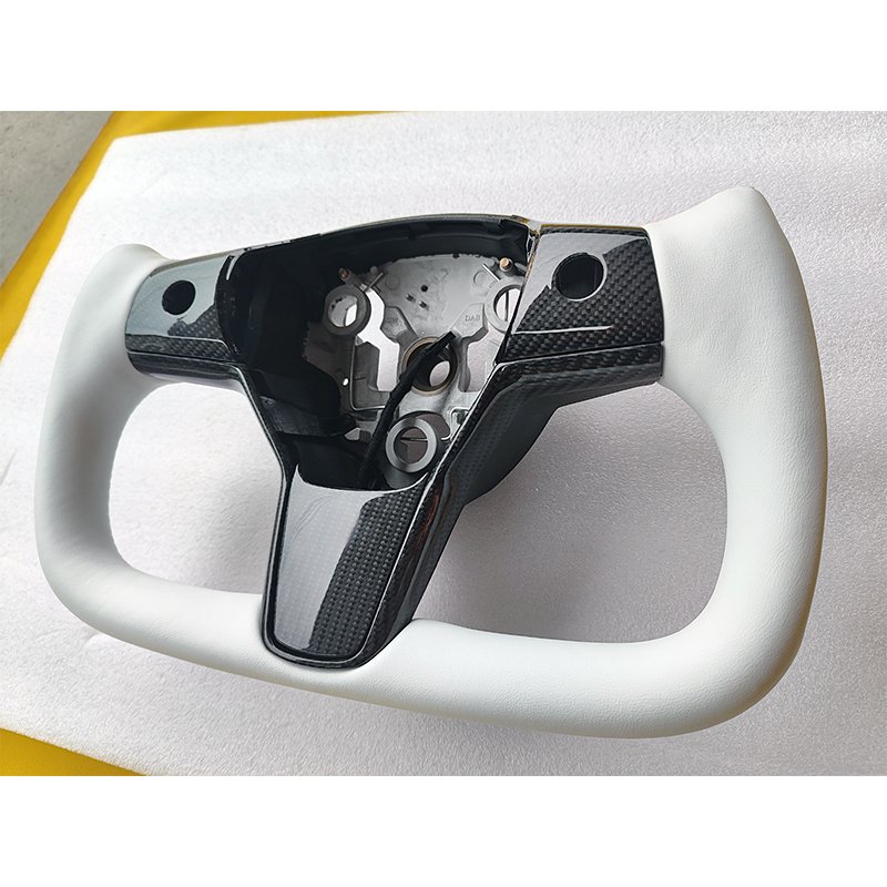 Wholesale Customized Style Model 3 Y carbon fiber model 3 alcantara leather car tesla steering wheel