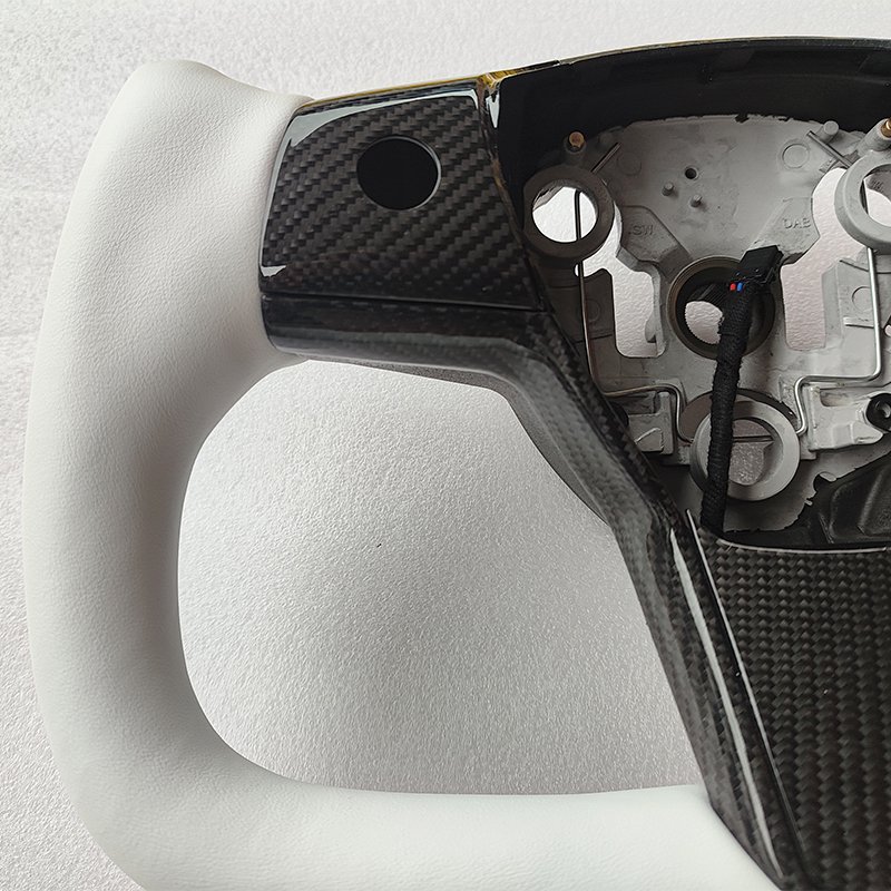 Wholesale Customized Style Model 3 Y carbon fiber model 3 alcantara leather car tesla steering wheel