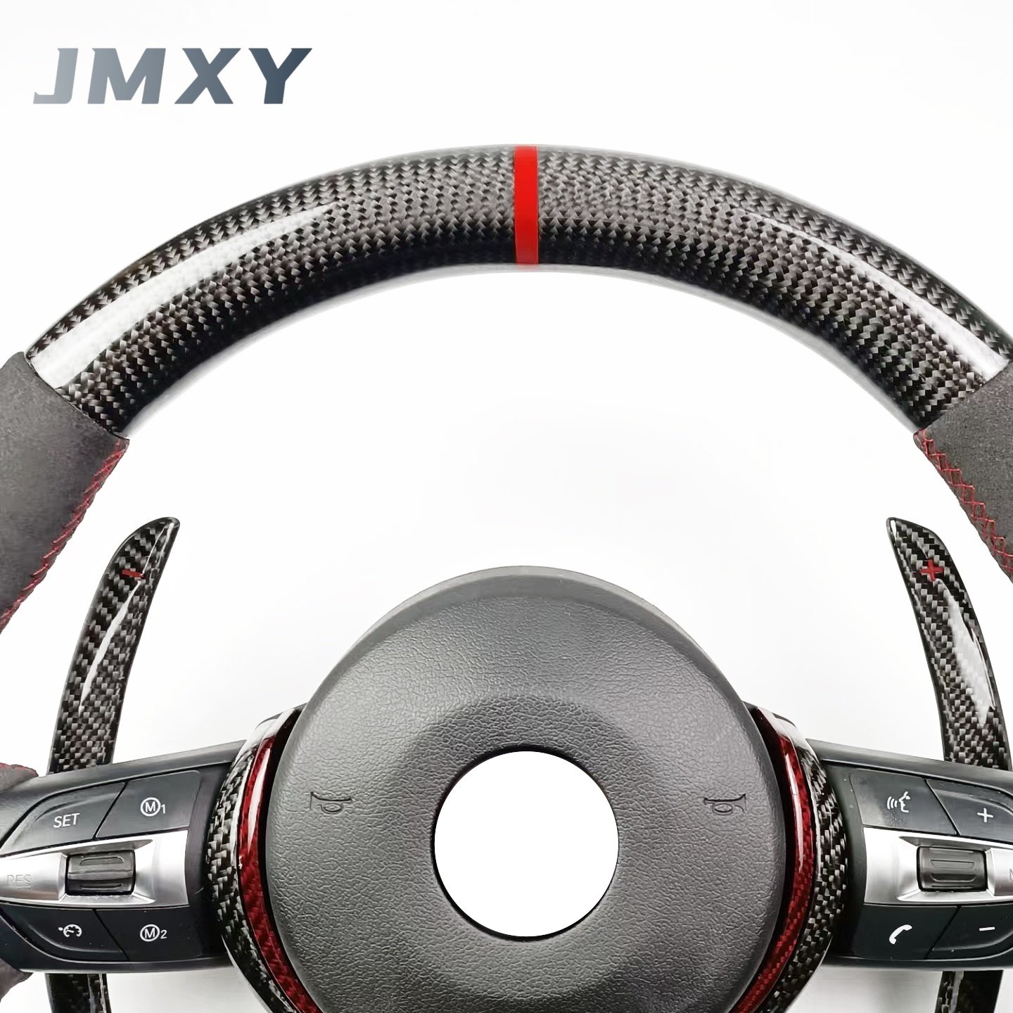 High-quality carbon fiber steering wheel is suitable for BMW F20 F21 M2 F22 F30 F80 car steering wheel