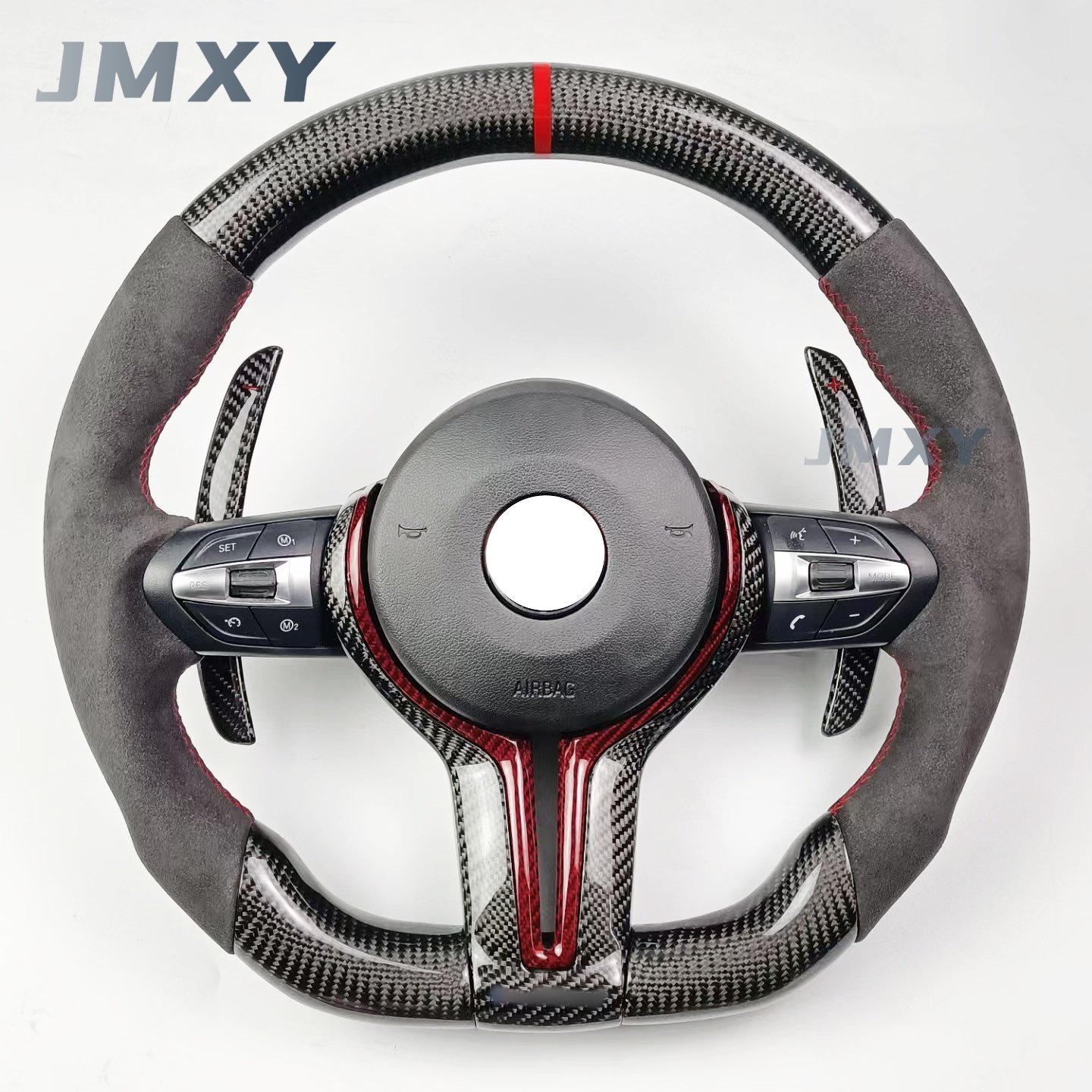 High-quality carbon fiber steering wheel is suitable for BMW F20 F21 M2 F22 F30 F80 car steering wheel