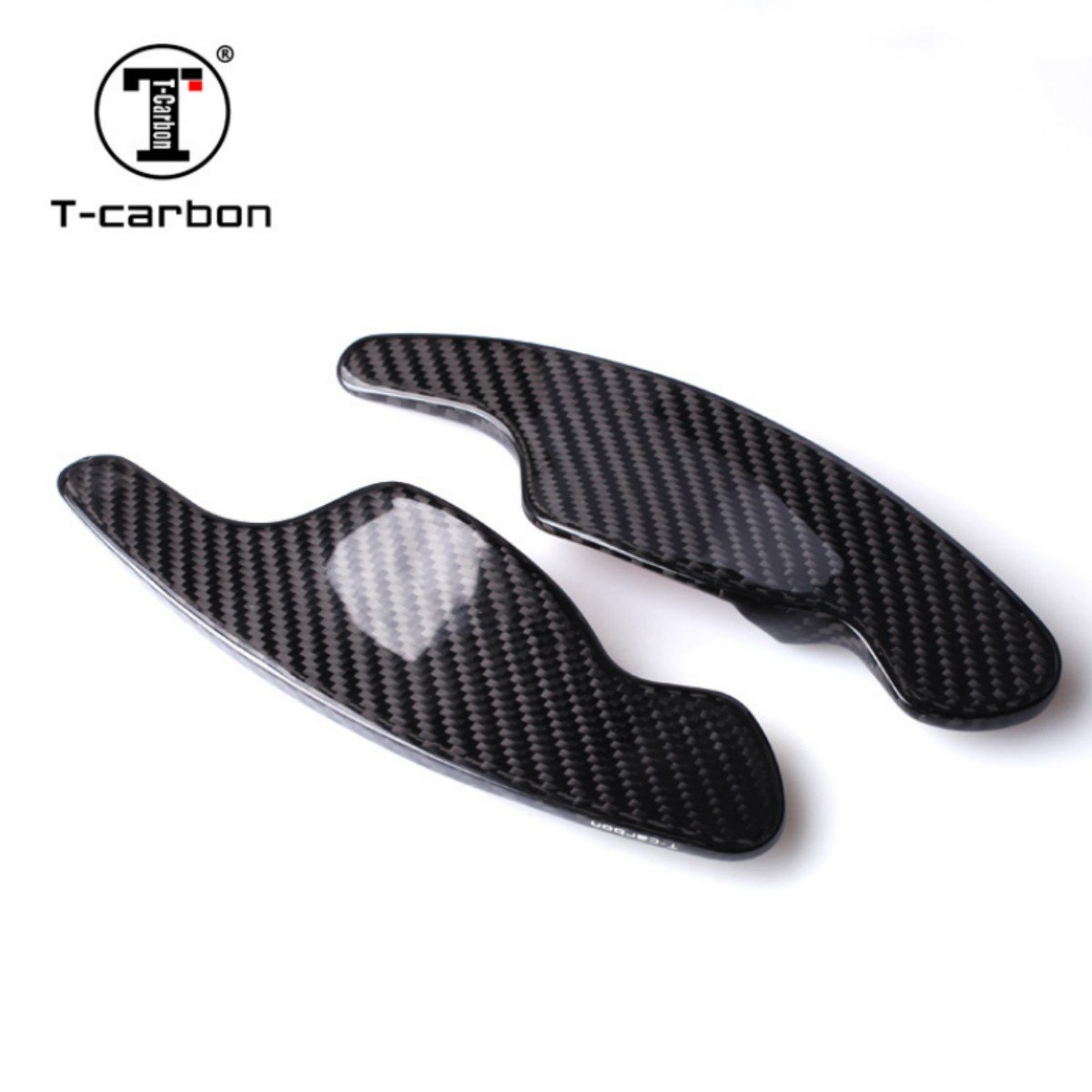 Carbon Fiber Shift Paddle For VW Tiguan Golf 8 Steering Wheel Extension Paddle Shifter Car Interior Accessories Paddle Shift
