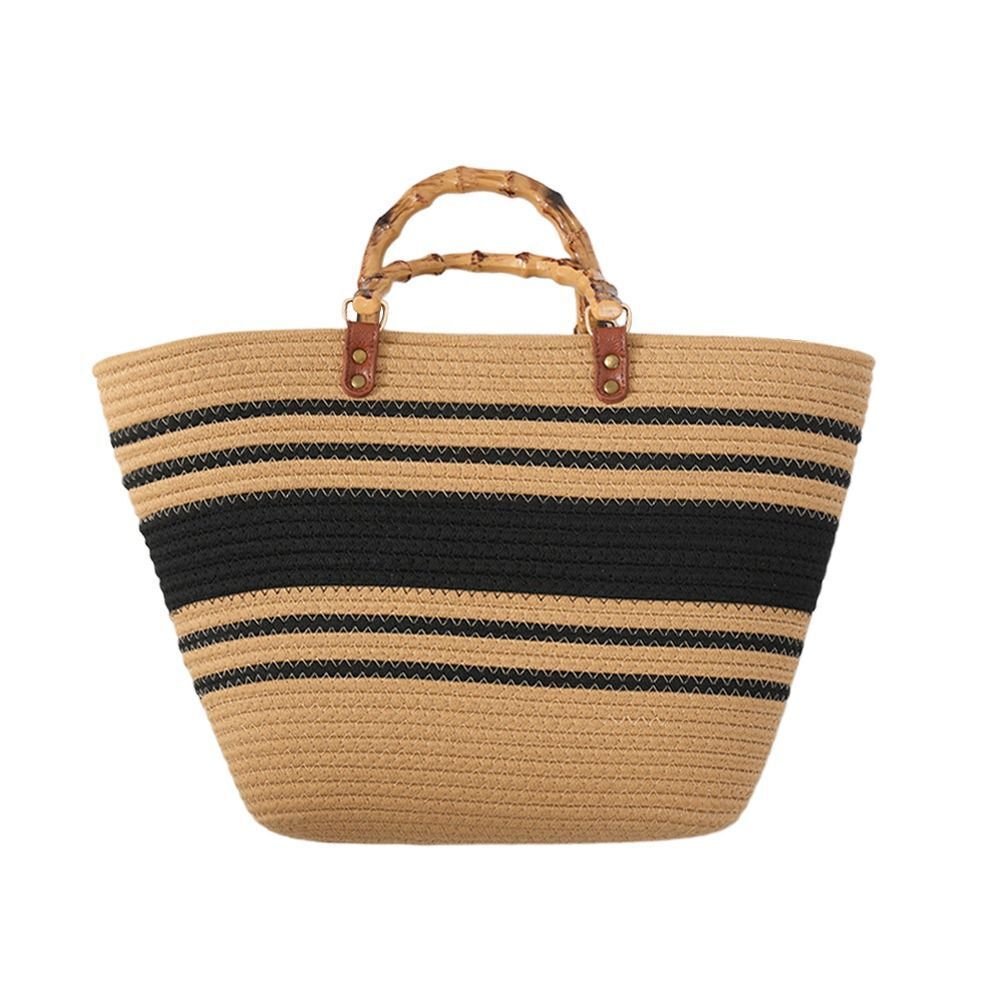 Best Selling High Quality Cotton Rope Storage Bag Handbag Leisure Bags Woven Bag Handmade in Viet Nam