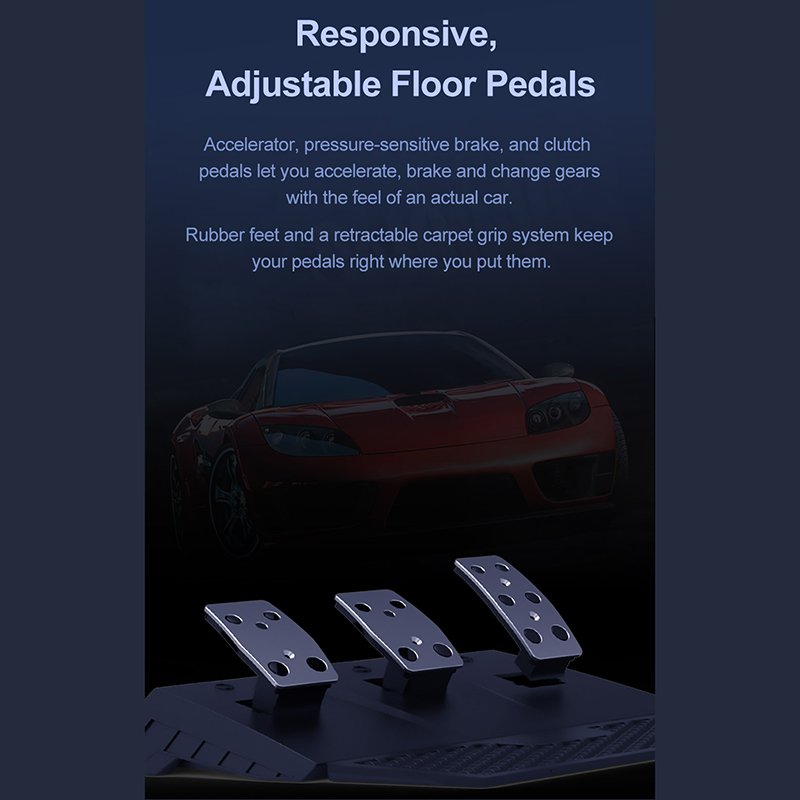 PXN V9 Car Game Controller Racing Wheel Driving Force 900 Degree Gaming Steering Wheel For PC PS4