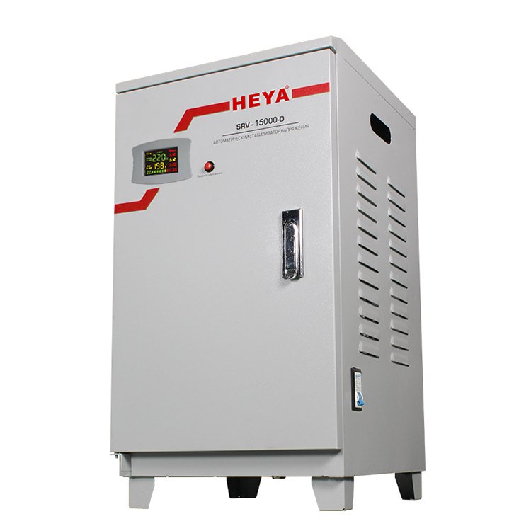 15KVA Power Manager Single Phase Relay Type Voltage Stabilizer 220V Automatic Regulator with AC Current and LED Display