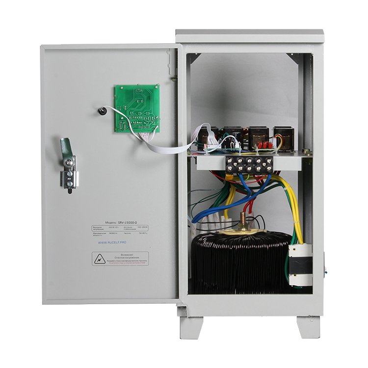 15KVA Power Manager Single Phase Relay Type Voltage Stabilizer 220V Automatic Regulator with AC Current and LED Display