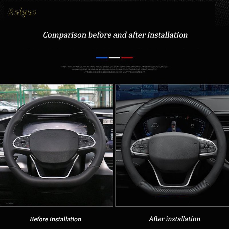 Car Steering Wheel Cover for Jeep Grand Cherokee WK2 KL Wrangler JK Renegade Commander Compass Auto Steering Covers Accessories