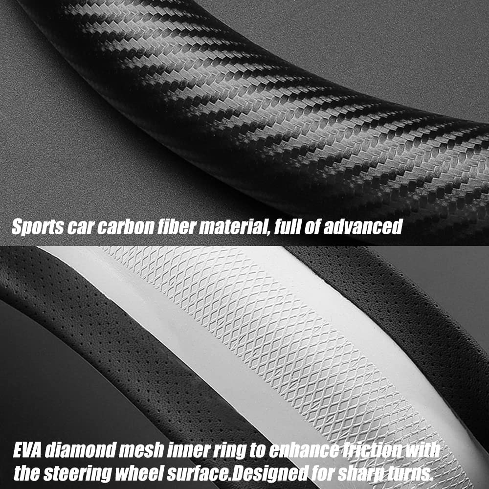 Car Steering Wheel Cover for Jeep Grand Cherokee WK2 KL Wrangler JK Renegade Commander Compass Auto Steering Covers Accessories