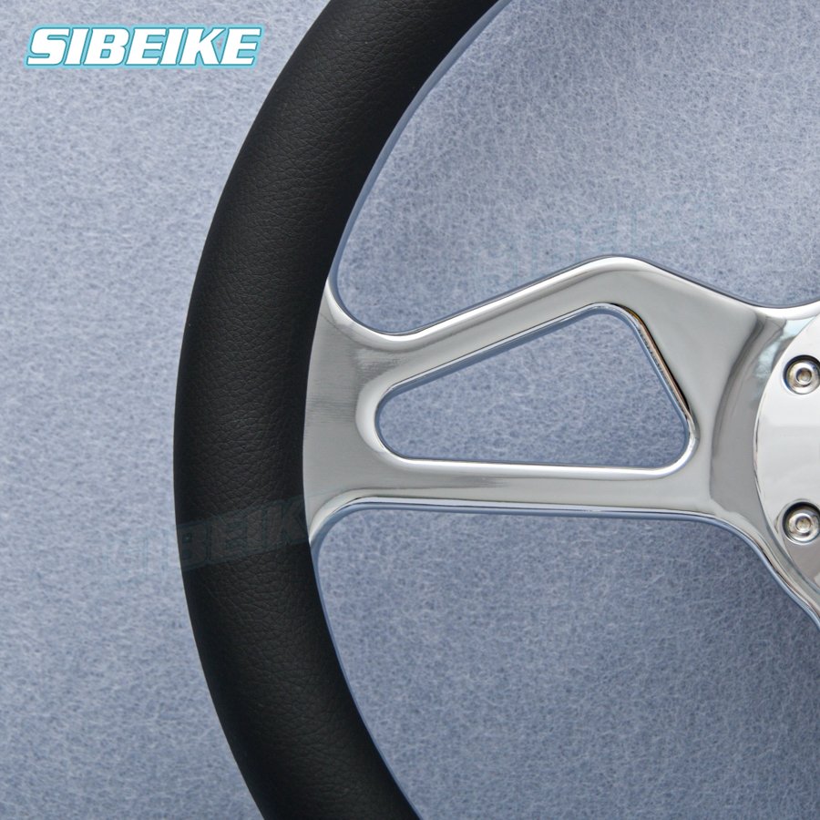 350mm Classic Sports Steering Wheel 14inch SIBEIKE Vintage Style Steering Wheel