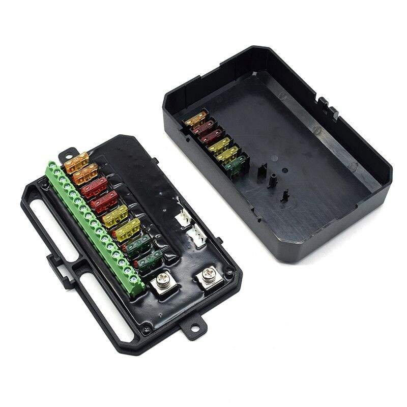 Universal Dimmable 12V 8 Gang Switch Panel with Relay Control Box for Auto Car Boat