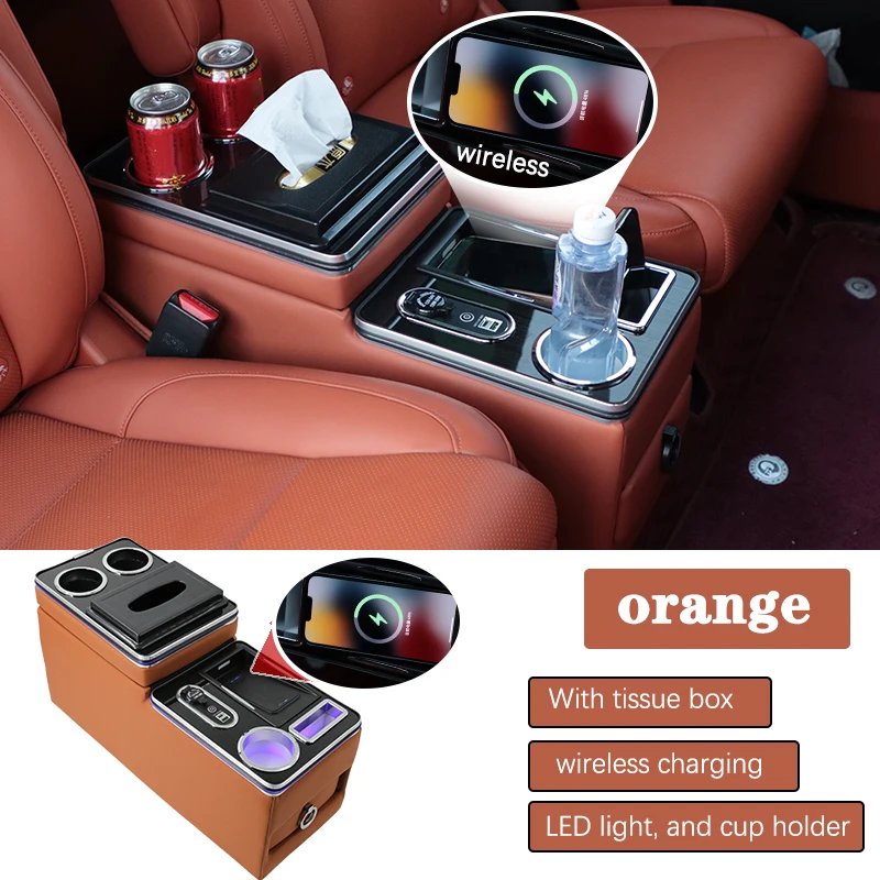 FOR Ideal Car L7/L8/L9 Second Row Armrest Box Set Universal Business Armrest Central Store Business Vehicle Mobility