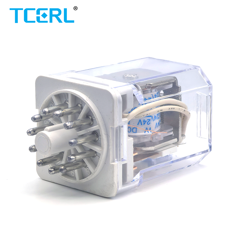 JQX-10F Miniature 24VDC Power Relay High 10A Load Current Auto Switch Sealed Protective General Purpose Use Voltage Regulation