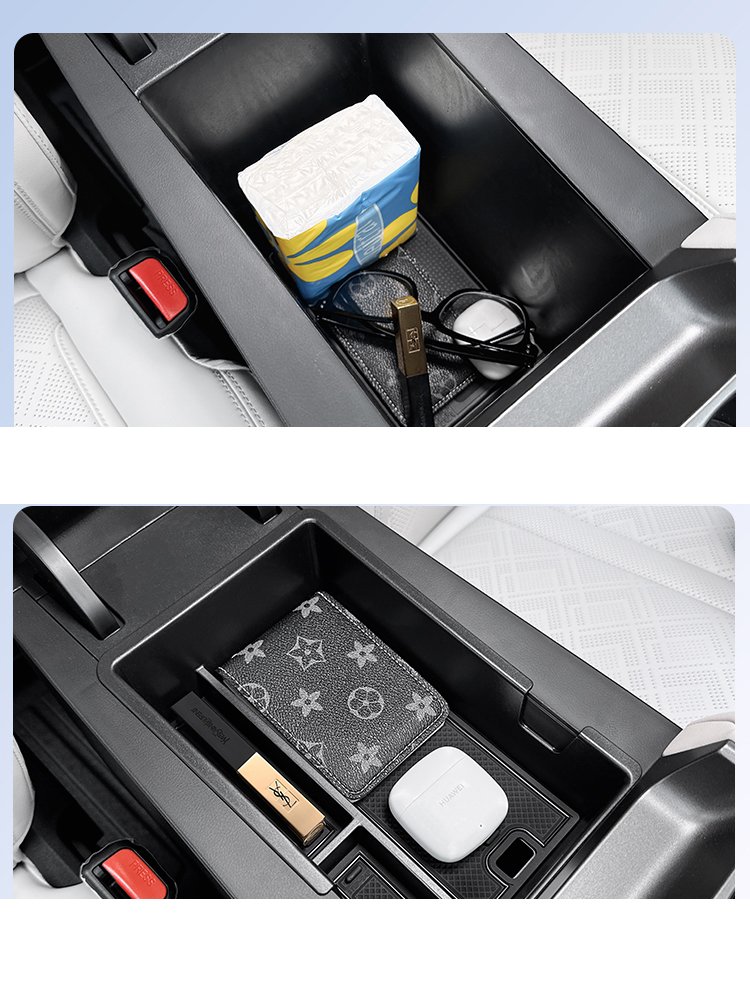 Car Center Storage Box Armrest Plate for Byd Yuan up 2023 2024 2025 Center Control Storage Accessories Kit Parts