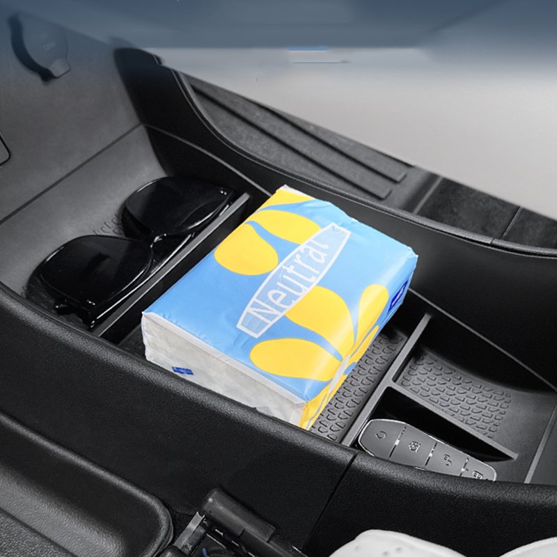 Car Center Storage Box Armrest Plate for Byd Yuan up 2023 2024 2025 Center Control Storage Accessories Kit Parts