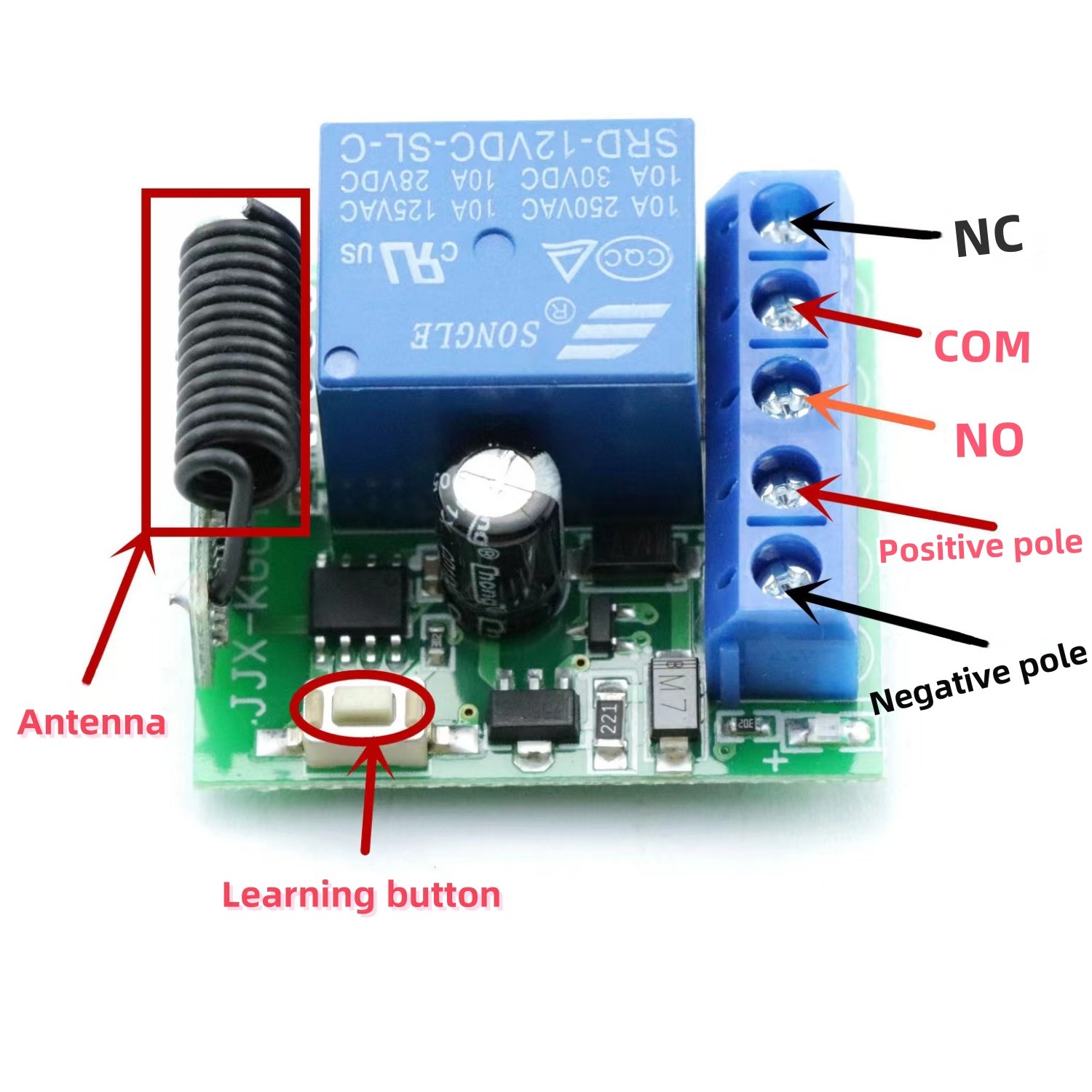 Foyum Wholesale 433mhz DC12V 10A 1CH Relay Wireless Remote Control Switch for Motor /Light /LED Lamp Band/Entrance
