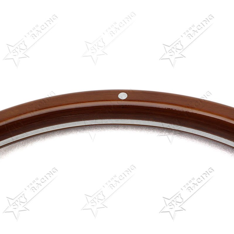 Universal 15inch Classic Real Wooden Car steering wheel 380mm Genuine Solid Wood Steering Wheel