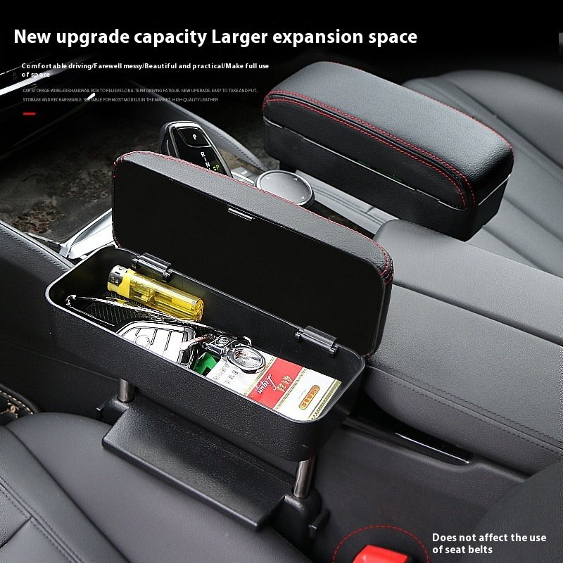Felaruta Adjustable Interior Car Accessories Console Box Armrest Universal Armrest Multifunctional Storage Box Car Arm Rest