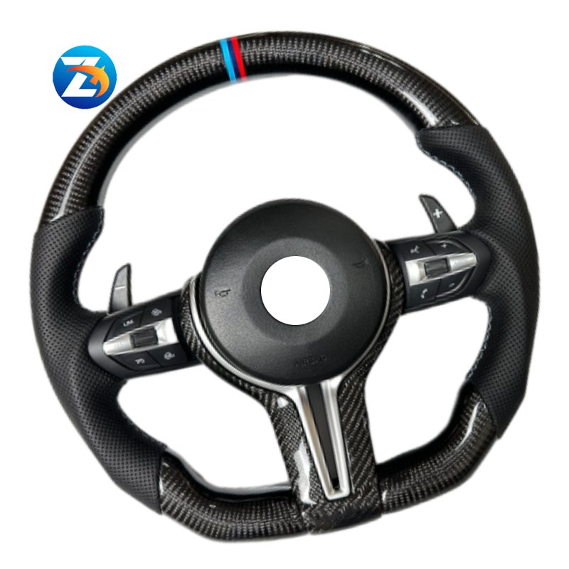 Best race steering wheel for BMW 5 Series 3 Series M3 M5 F10 F30 E71 E90 Modified M Sport LED Thong Carbon Fiber steering wheel