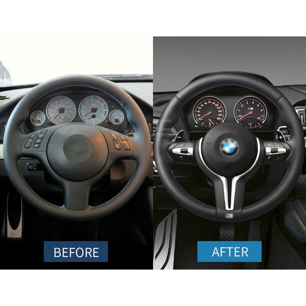 Volante for BMW E46 3 series M3 E38 E85 E86 E39 E83 Z4 Upgrade to M Sport Performance Carbon Fiber Steering Wheel OHC MOTORS