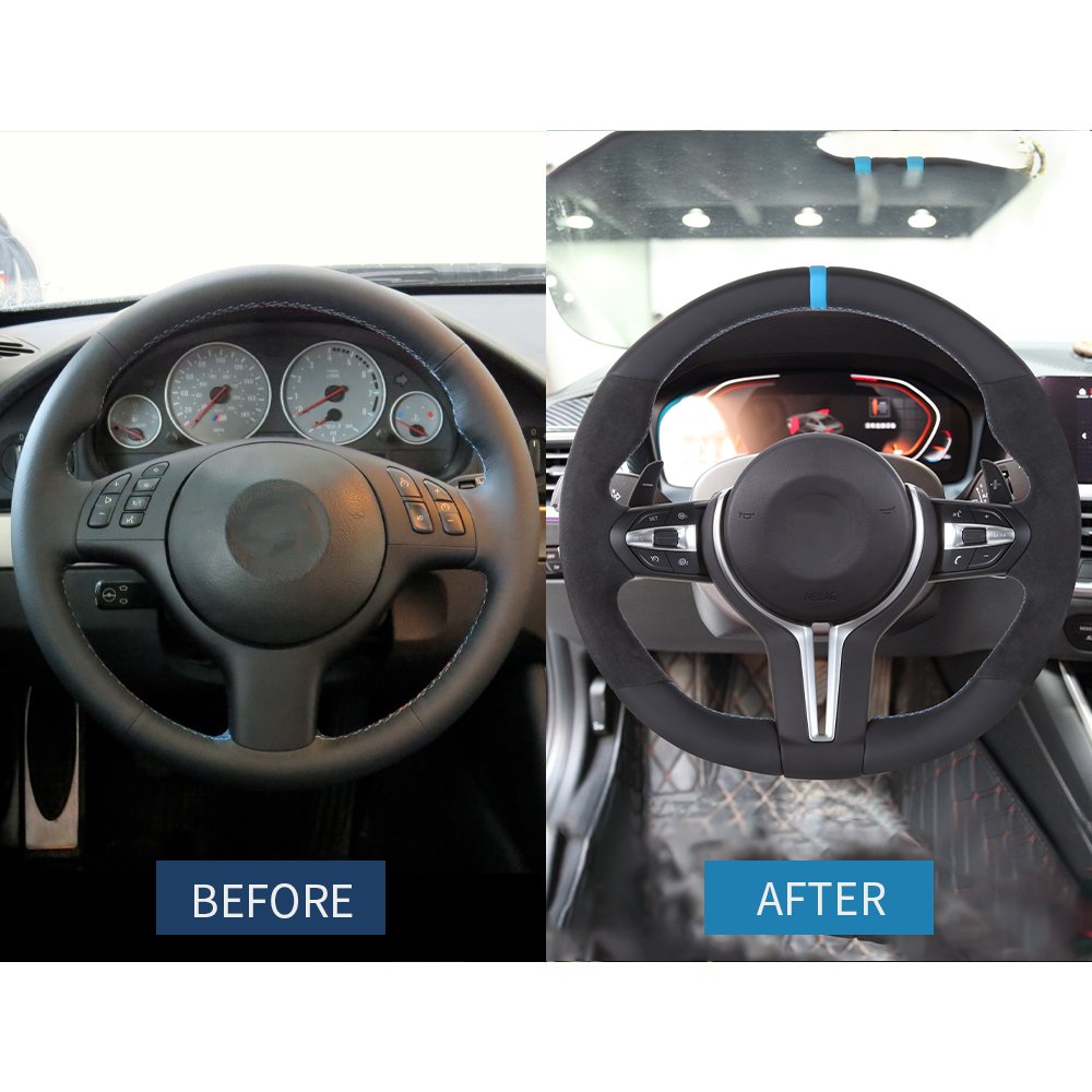 Volante for BMW E46 3 series M3 E38 E85 E86 E39 E83 Z4 Upgrade to M Sport Performance Carbon Fiber Steering Wheel OHC MOTORS