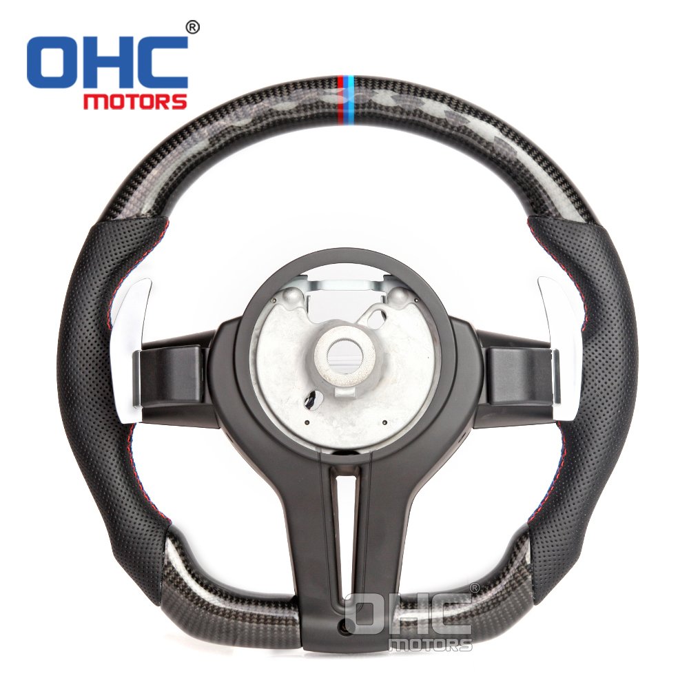 Volante for BMW E46 3 series M3 E38 E85 E86 E39 E83 Z4 Upgrade to M Sport Performance Carbon Fiber Steering Wheel OHC MOTORS