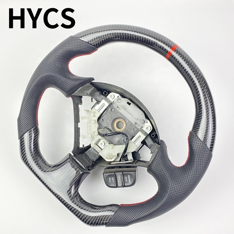 JDM racing steering wheel custom car interior accessories carbon fiber steering wheel for Honda S2000 DC5 Civic Type R
