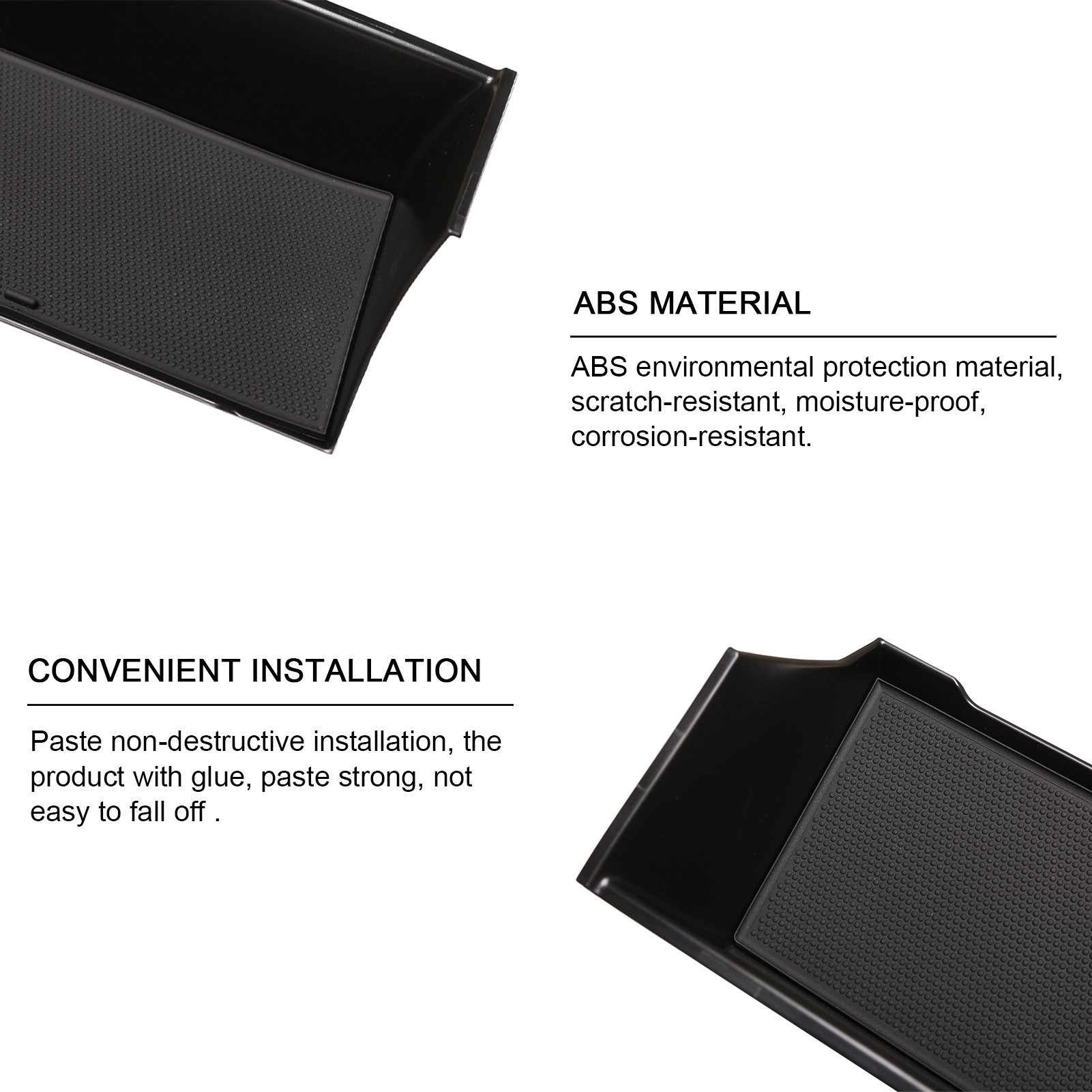 For Land Rover Defender 110 2020-2021 Car Styling ABS Black Car Central Storage Armrest Box Storage Box Phone Box Car Accessory