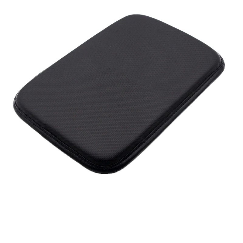 Carbon Fiber Car Armrest Pad Universal Central Armrest Pad Memory Cotton Leather Armrest Cover