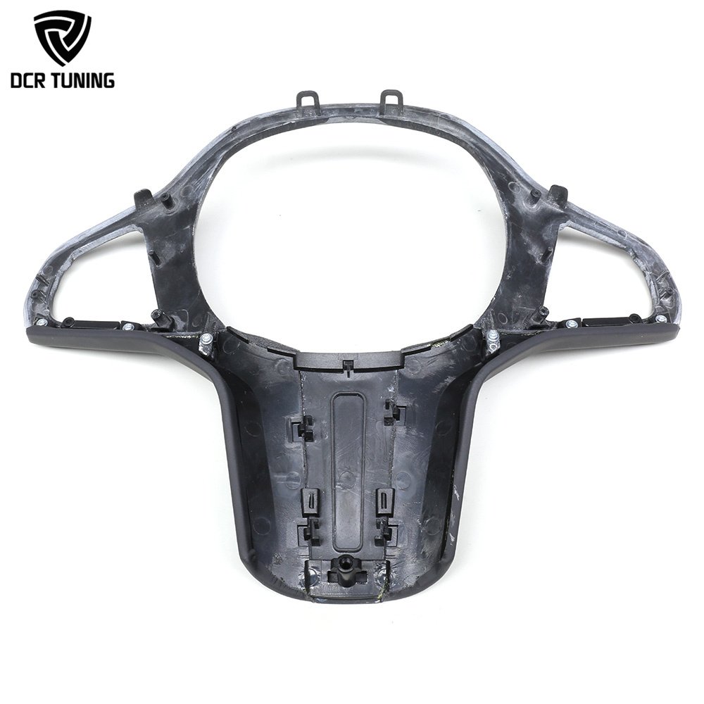 For BMW Dry Carbon Fiber Steering Wheel Trim Replacement G20 G22 G26 G42 F40 G21 G23 Interior Steering Middle Cover Car Upgrade