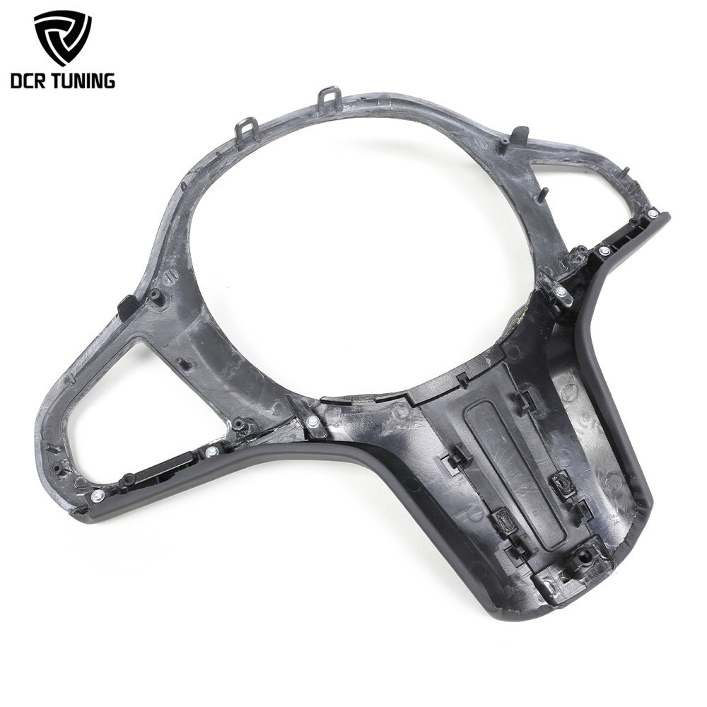 For BMW Dry Carbon Fiber Steering Wheel Trim Replacement G20 G22 G26 G42 F40 G21 G23 Interior Steering Middle Cover Car Upgrade