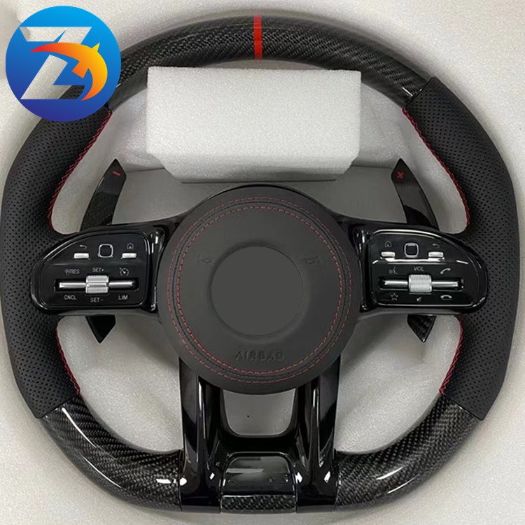 Leather Steering Wheel For Mercedes Benz W223 W253 W213 W205 W222 W206 W213 W218 Steering Wheel