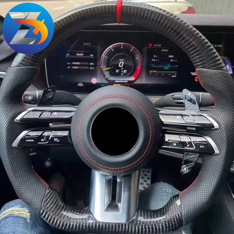 Leather Steering Wheel For Mercedes Benz W223 W253 W213 W205 W222 W206 W213 W218 Steering Wheel