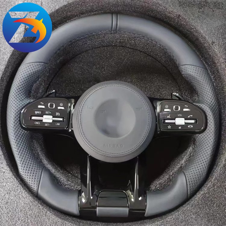Leather Steering Wheel For Mercedes Benz W223 W253 W213 W205 W222 W206 W213 W218 Steering Wheel