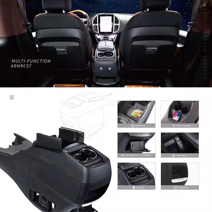 China Hot Selling Luxury Car Interior Suspension Armrest Multi Functional Armrest