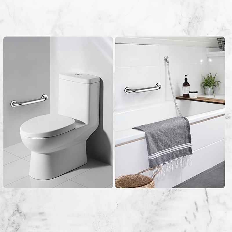 Wholesale Safety Armrest Shower Handle 12 Inch Bathroom Showers Handicap Rails Stainless Steel Grab Bars
