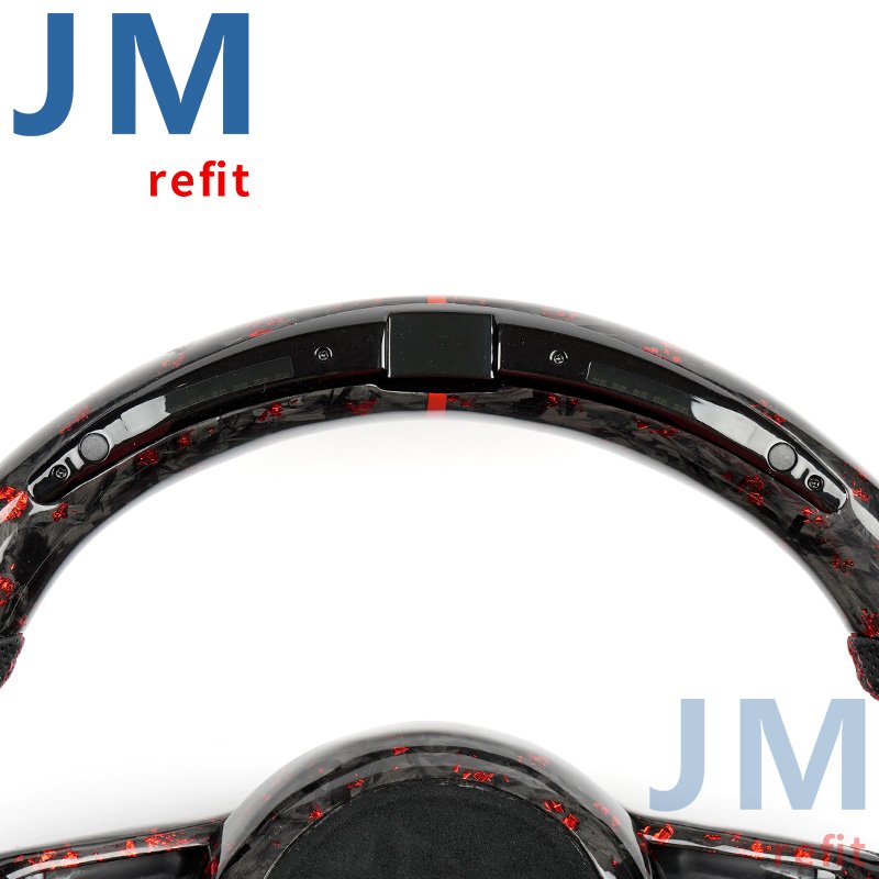 For Volkswa-gen Vw Golf 7 6 5 Mk7 Mk6 Mk5 Gti Golf R Steering Wheel Genuine Real Forged Carbon Fiber Steering Wheel