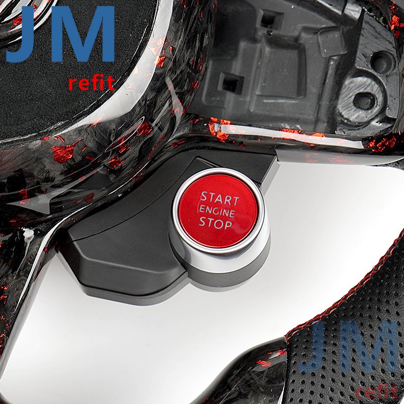 For Volkswa-gen Vw Golf 7 6 5 Mk7 Mk6 Mk5 Gti Golf R Steering Wheel Genuine Real Forged Carbon Fiber Steering Wheel
