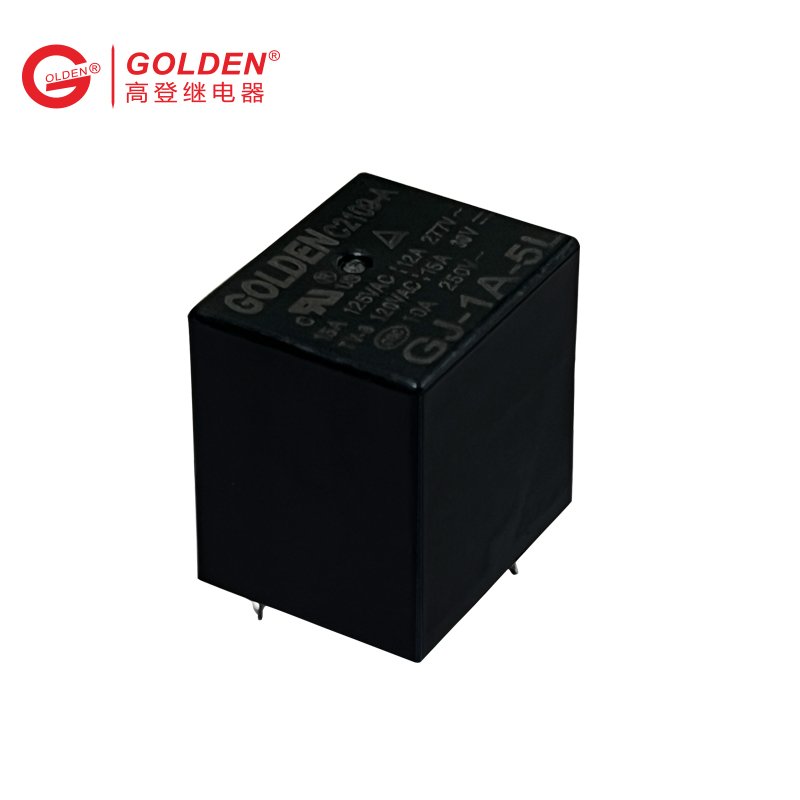 Golden relay GJ-1A-5L 4 Pins 12A 277VAC 0.36W 0.45W 0.8W 1.0W power protective safety auto 12vdc relay