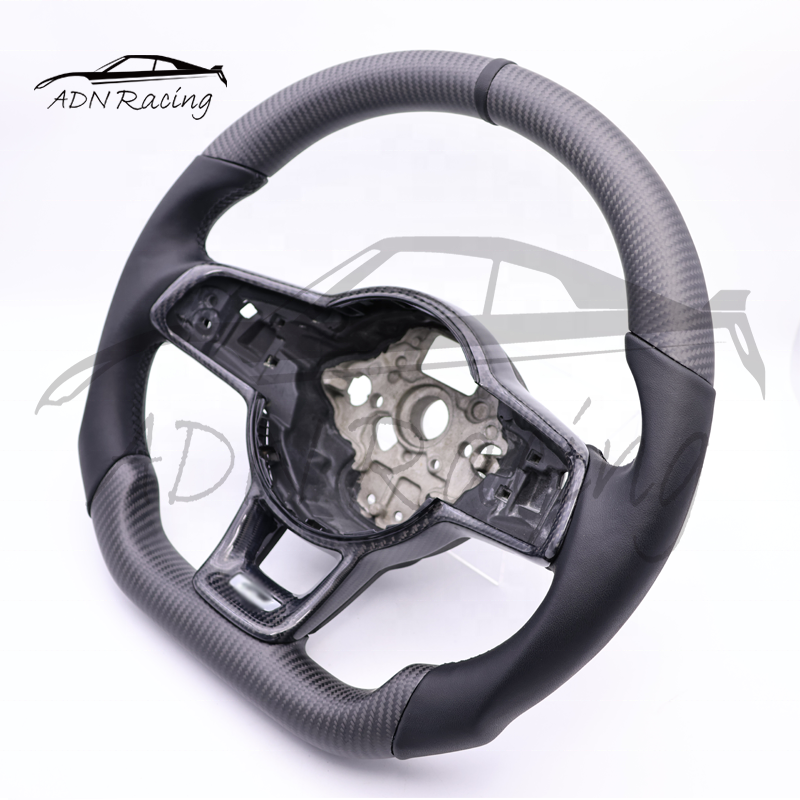 Dry Carbon Fiber Steering Wheel For Volkswagen Golf GTI 7 GTI R Jetta GLI 2015-2021
