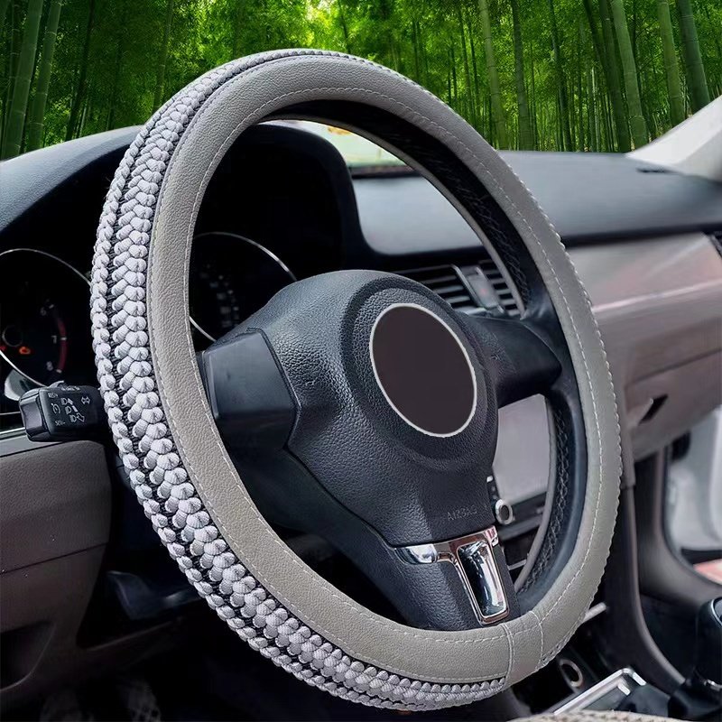 Car Men Factory 2022 new Fashion Hot sales with silk materials universal Steering Wheel Cover for all cars
