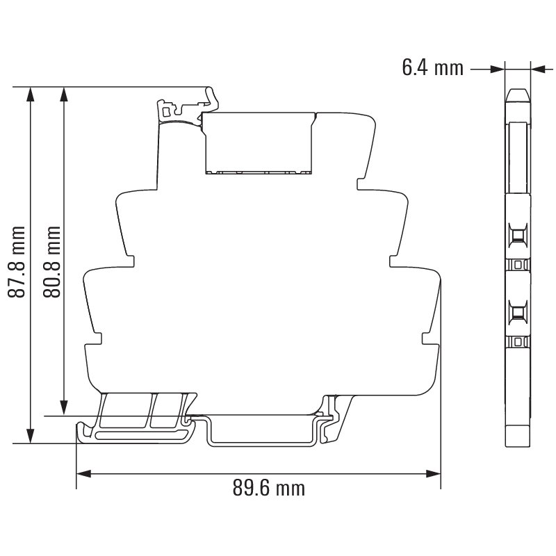 Weidmuller 1122880000 TRZ 24VDC 1CO One Normally Open One Normally Closed 24V Ultra-thin Relay Module