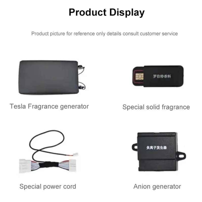 For Tesla Accessories Intelligent Adjustment Control Custom Fragrance for Model 3 Car Fragrance Diffuser