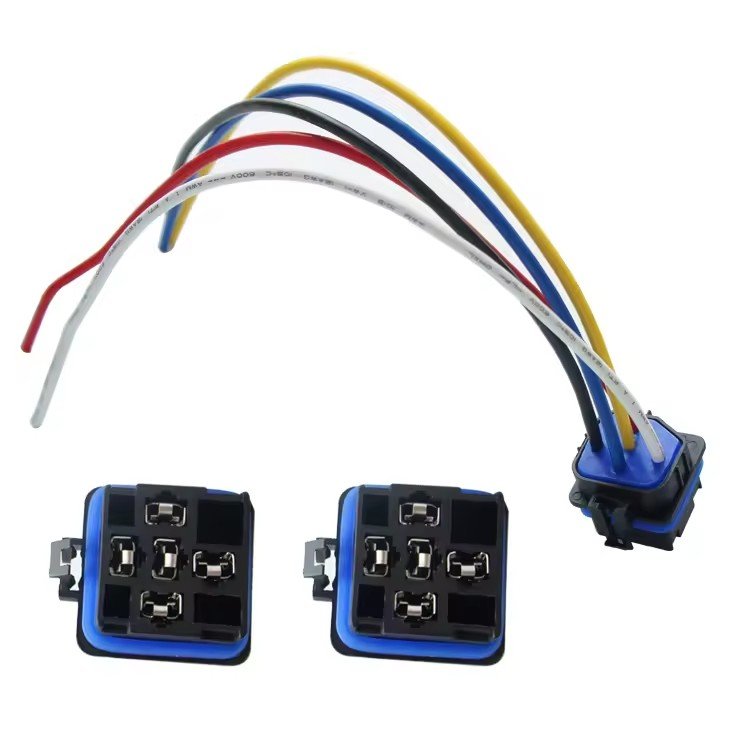 12V 24V 4pin 5 Pin Universal 40A Auto Relay With WireHarness Socket