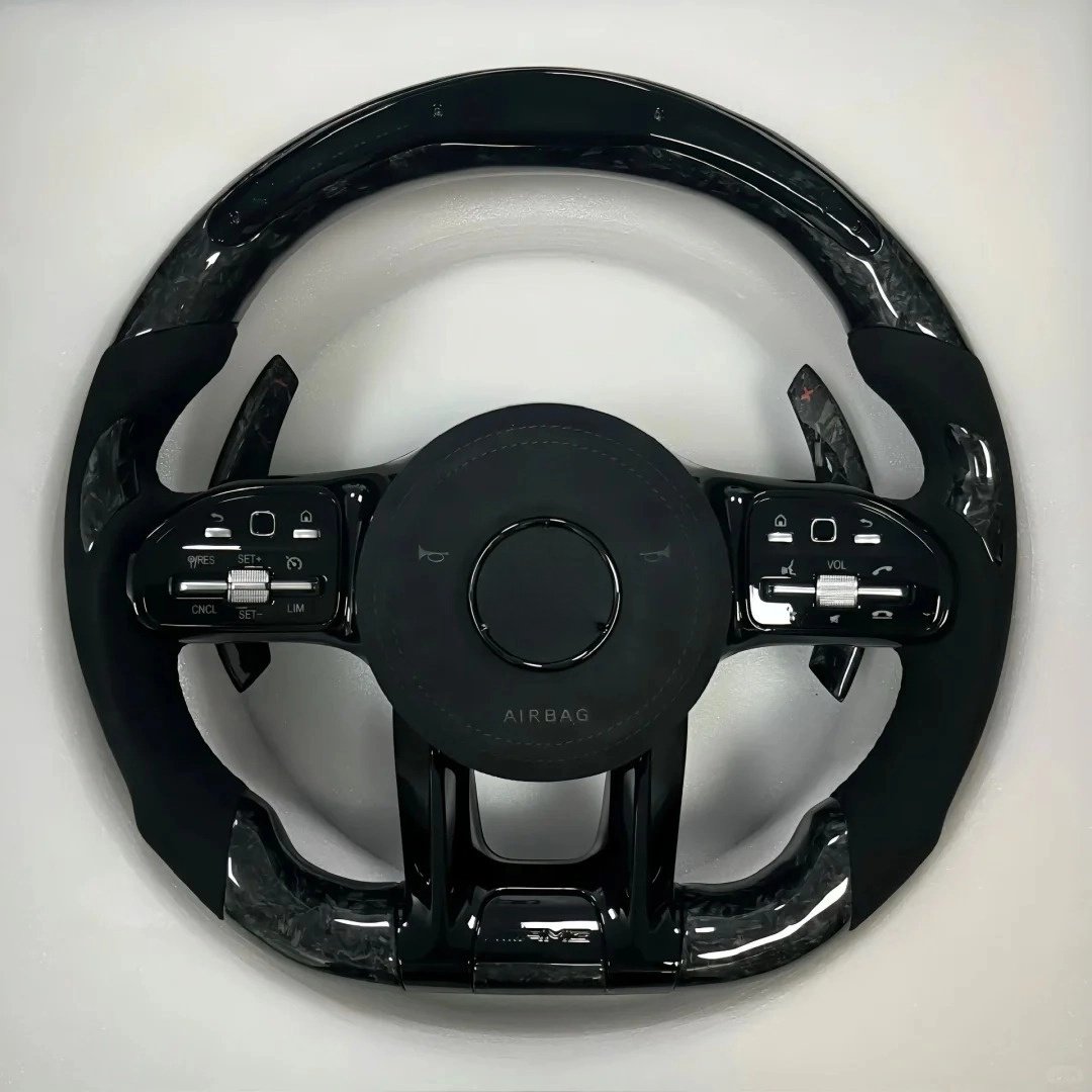 DLS Factory Price Car Steering Wheel For Mercedes-Benz AMG C CLASS W204 C63 W212 W218 W207 W172 SLK