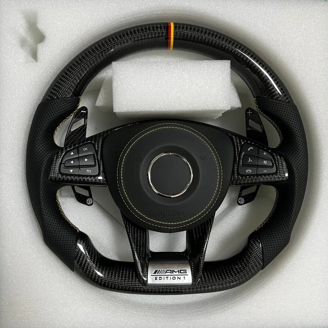 DLS Factory Price Car Steering Wheel For Mercedes-Benz AMG C CLASS W204 C63 W212 W218 W207 W172 SLK