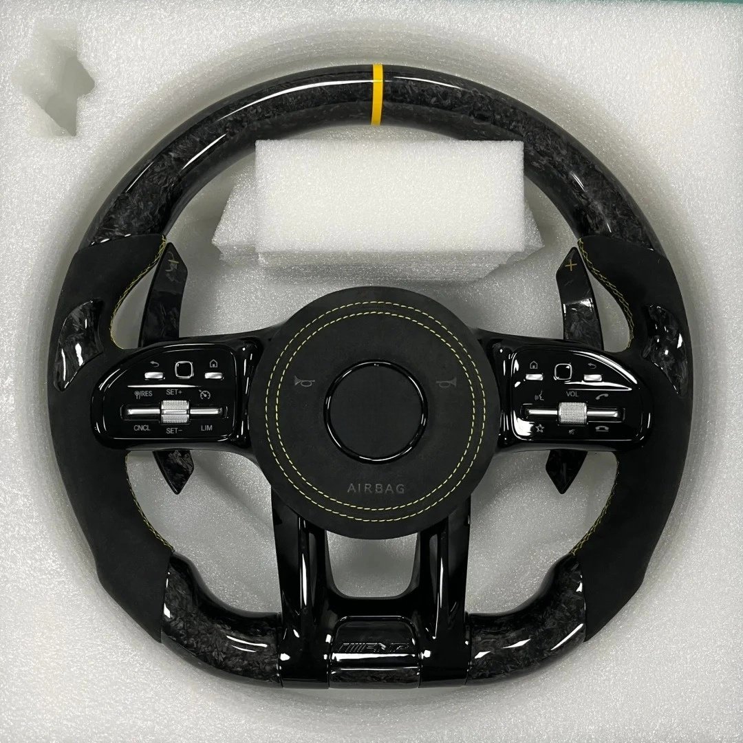 DLS Factory Price Car Steering Wheel For Mercedes-Benz AMG C CLASS W204 C63 W212 W218 W207 W172 SLK