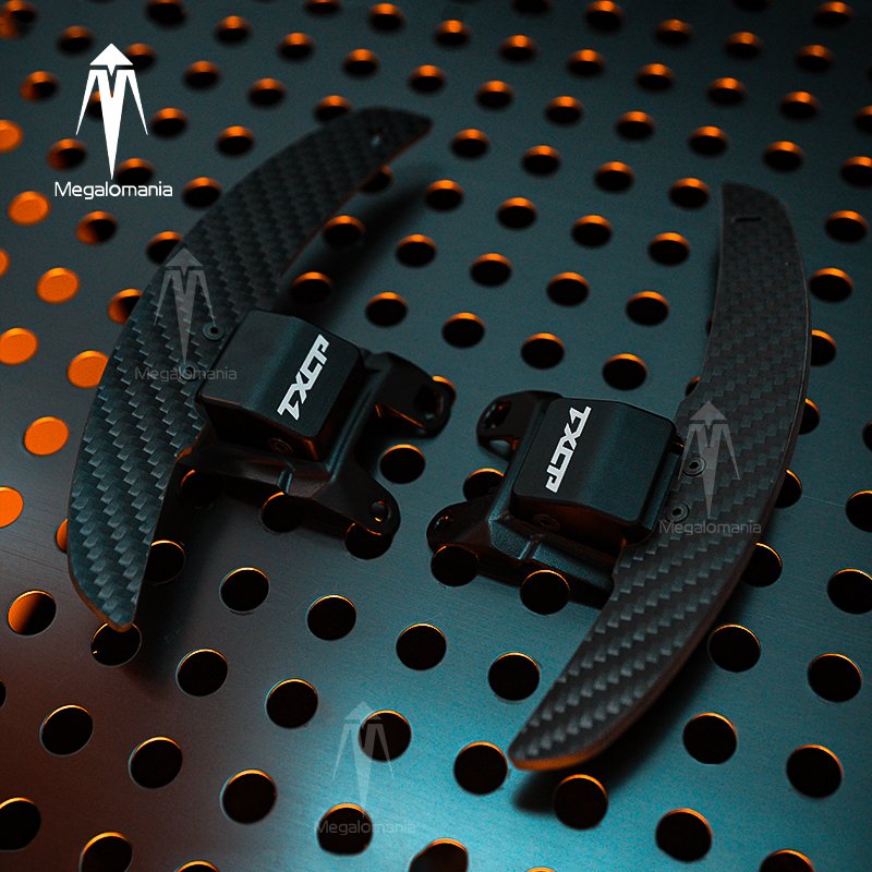 Custom Carbon Fiber Magnetic Paddle Shifts For Cadillac CT5 CT4 XT4 CT6 CTS XTS SRX ATS Steering Wheel Paddle Shifter
