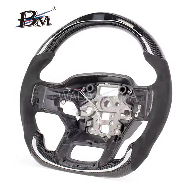 Sport Carbon Fiber Style For F150 Raptor Ford LED Steering Alcantara Wheels Hot Sale Interior Accessories For Cars 2021-up By BM